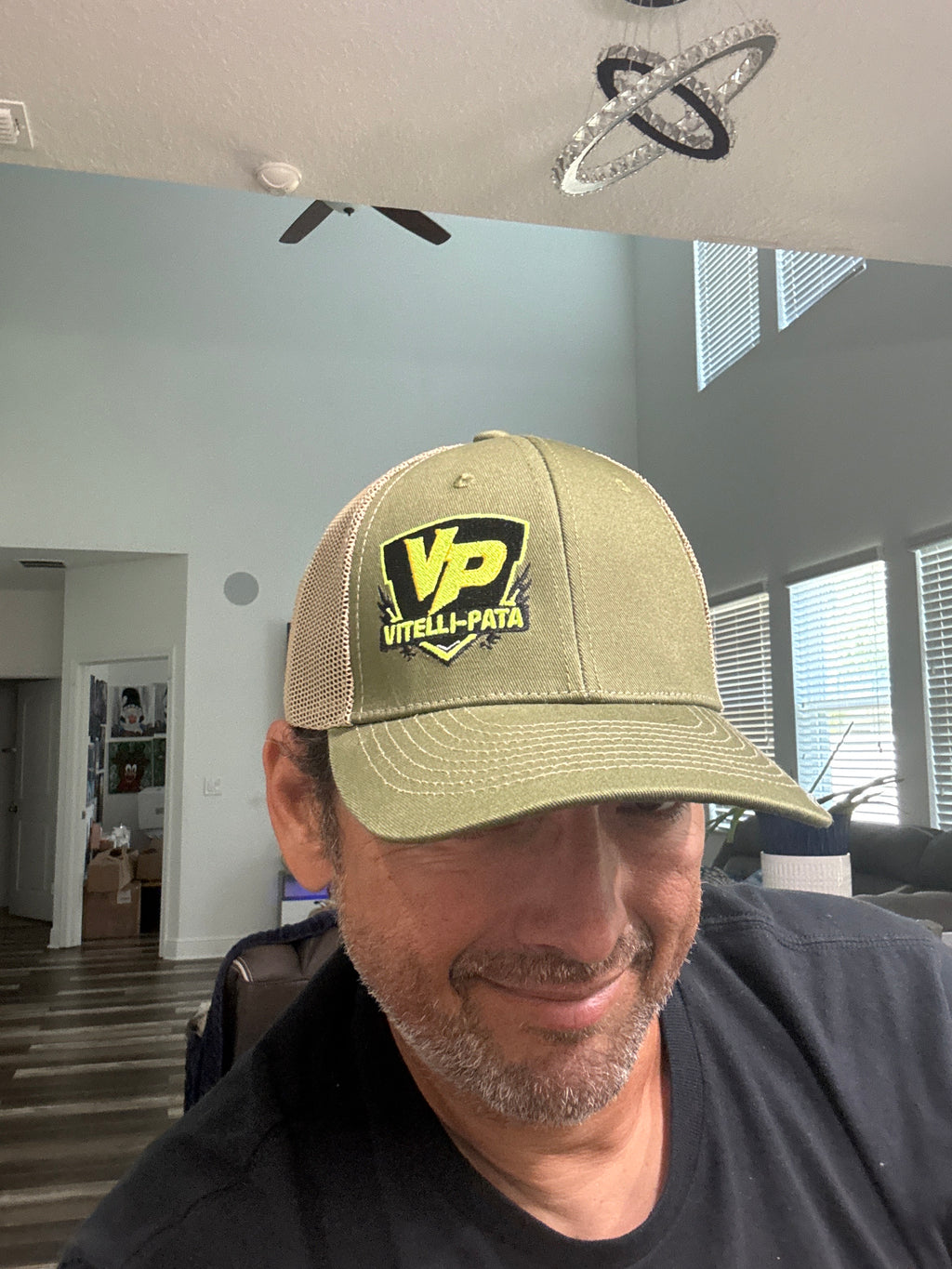Gorra Trucker Vitelli-Pata Negra/Gris 🖤💚🔥