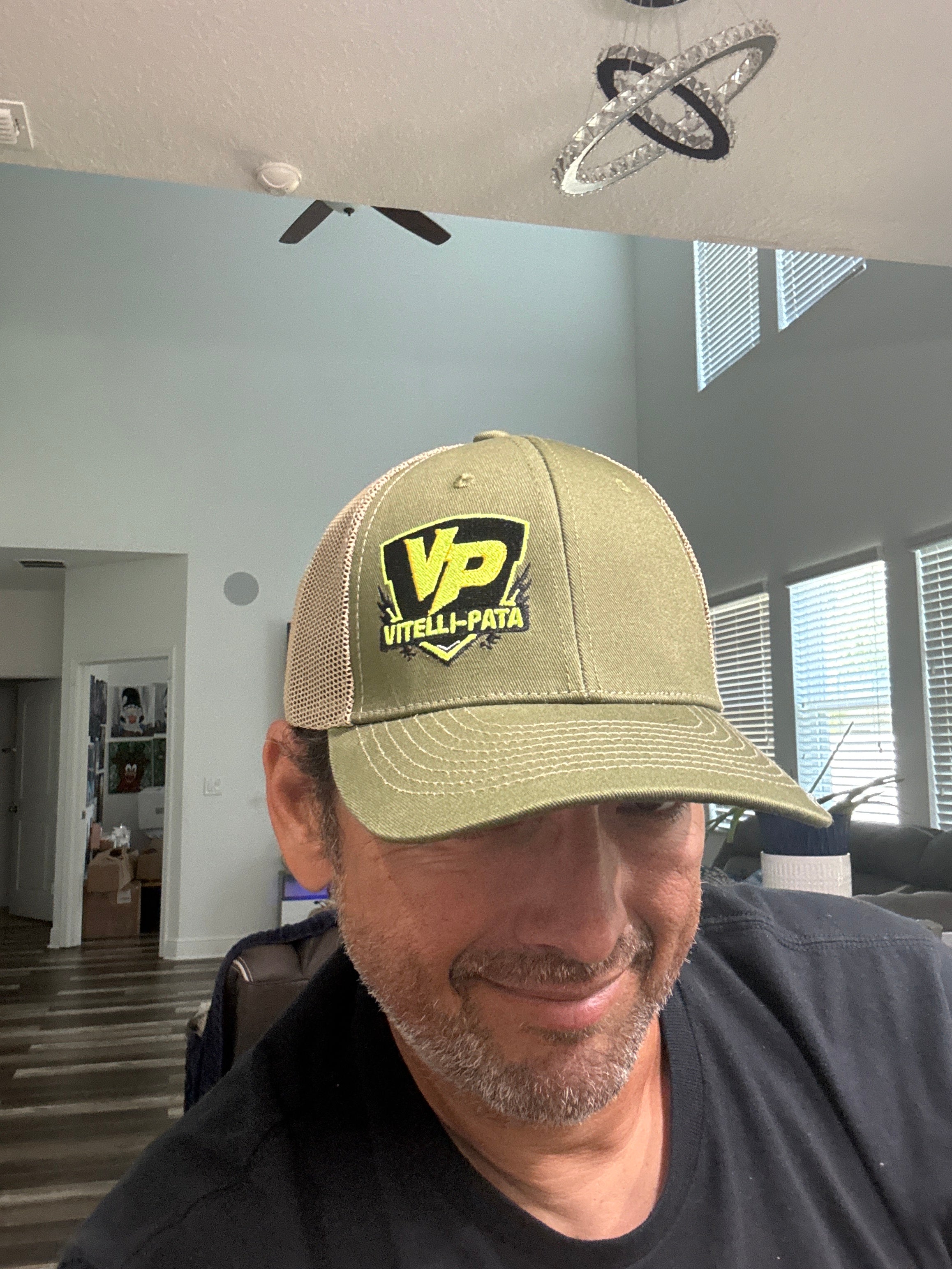 Gorra Trucker Vitelli-Pata Negra/Gris 🖤💚🔥