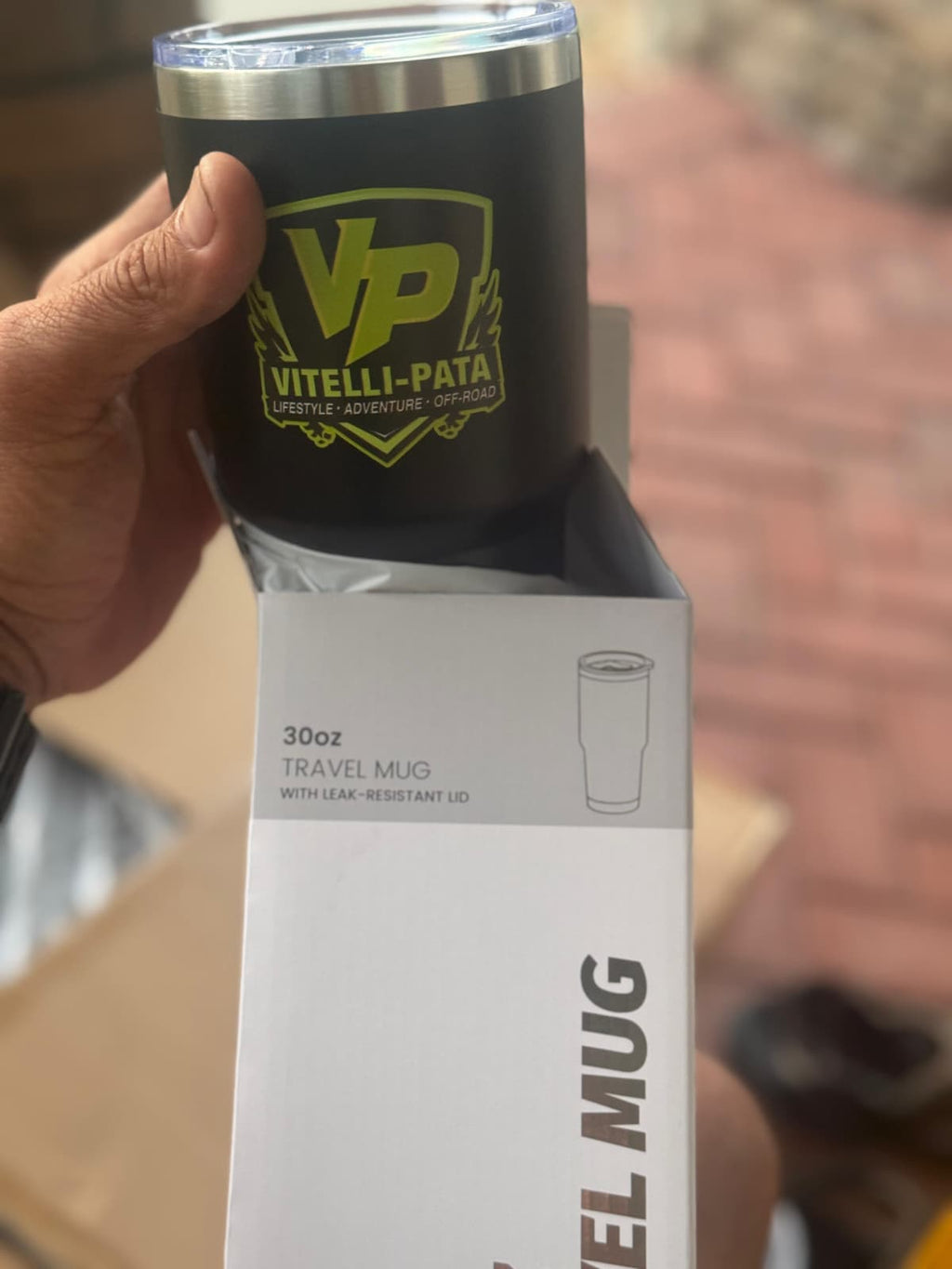 Vaso Térmico Vitelli-Pata 30 oz – Negro Mate 🖤🛞🔥