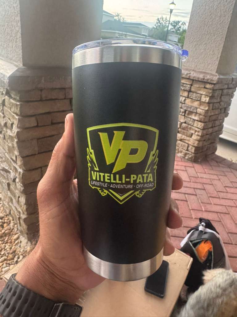Vaso Térmico Vitelli-Pata 20 oz – Negro Mate 🖤🛞🔥