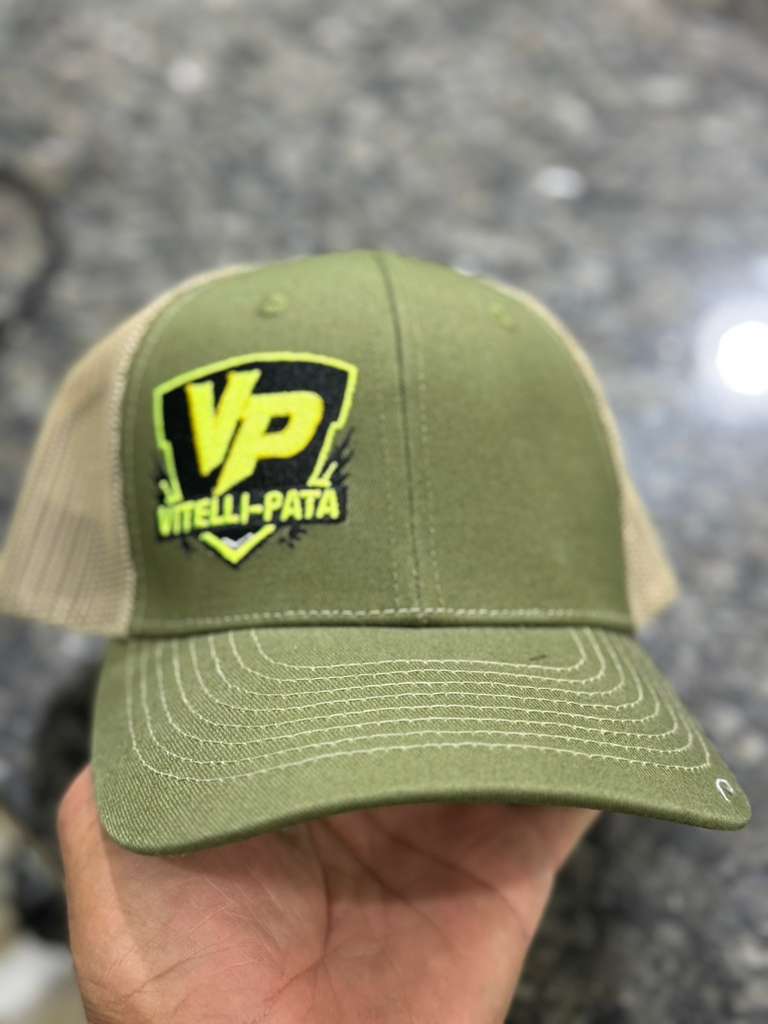 Gorra Trucker Vitelli-Pata Negra/Gris 🖤💚🔥