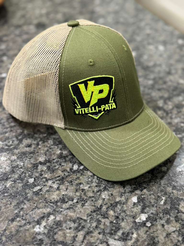 Gorra Trucker Vitelli-Pata Negra/Gris 🖤💚🔥